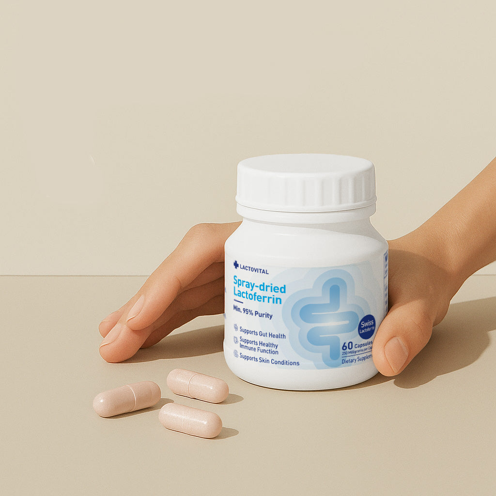 Lactovital lactoferrin capsule pack shot