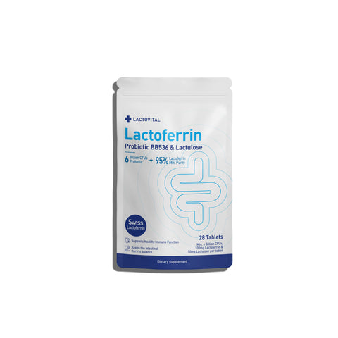 Lactoferrin & 6 Billion Probiotic BB536 Tablet 28's (Single Pouch)